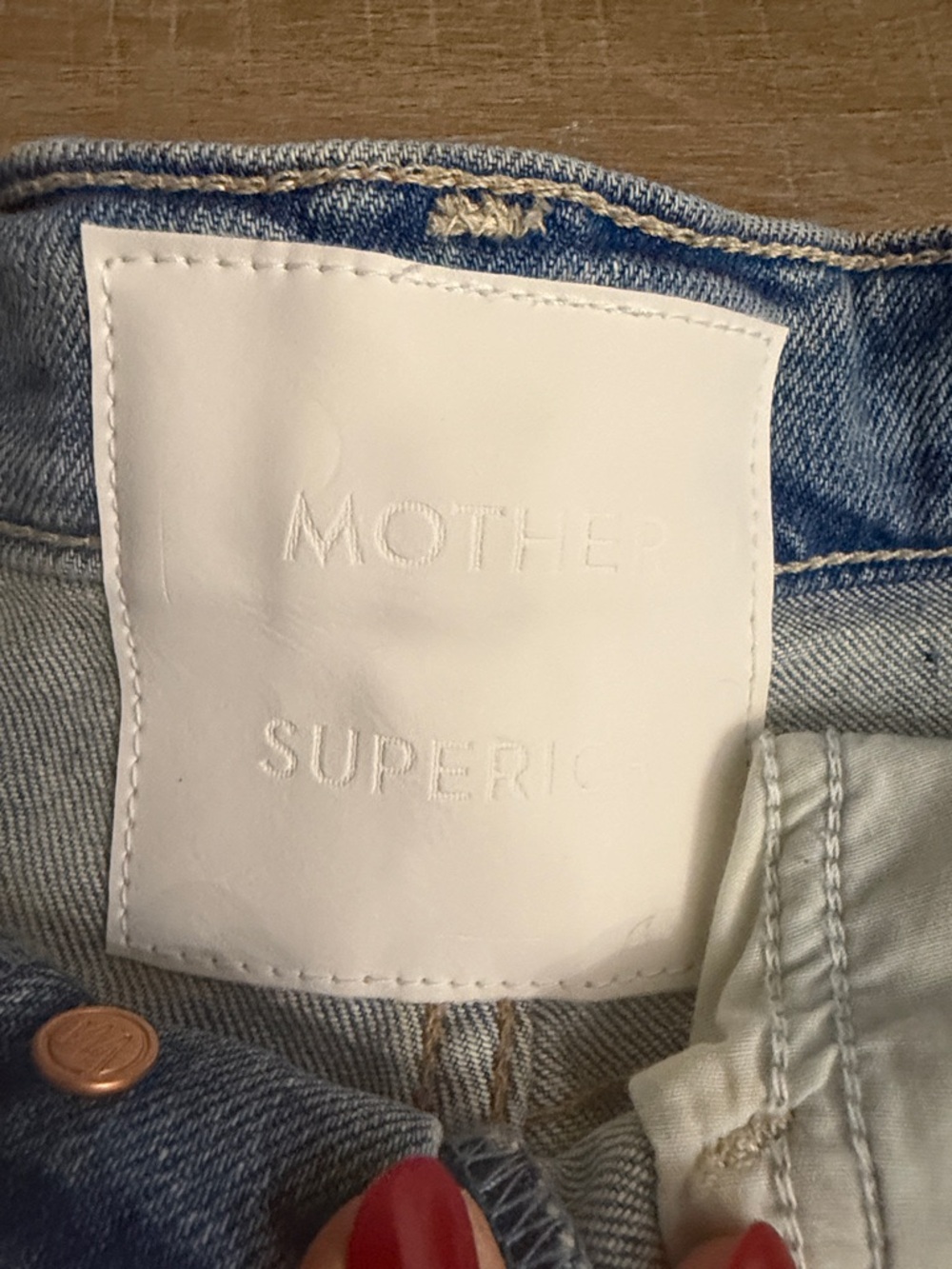 NWT MOTHER The Flutter Fray short size 27 - Picture 4 of 7
